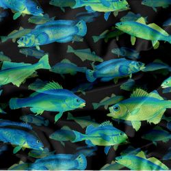 Neonkové rybičky- digitální tisk mavaga design