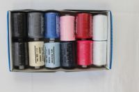 Krabička nití - mix barev vyrobeno v EU