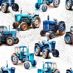Akvarelové traktory - varianty  