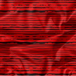 Černo-červené crash pruhy -sublimační digitální tisk mavaga design