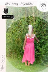 Elektronický střih -Dětské šaty Afrodita Mavatex