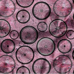 Kola na růžovém betonu -sublimační digitální tisk mavaga design