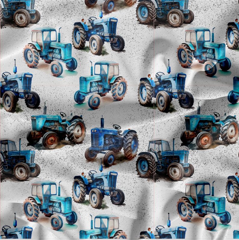 Akvarelové traktory - varianty mavaga design