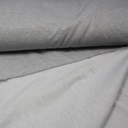 Jednolícní úplet light grey melange - barva 651 EU-úplety atest pro děti