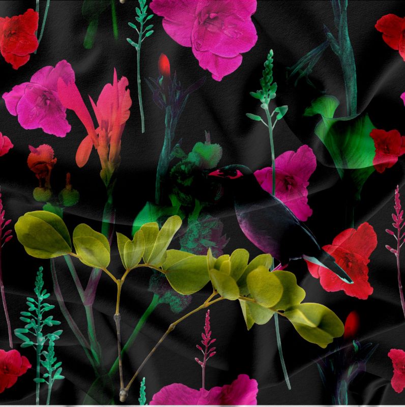 Fotokvěty na tmavé -materiálové varianty mavaga design