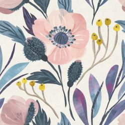 Akvarelové květy-materiálové varianty