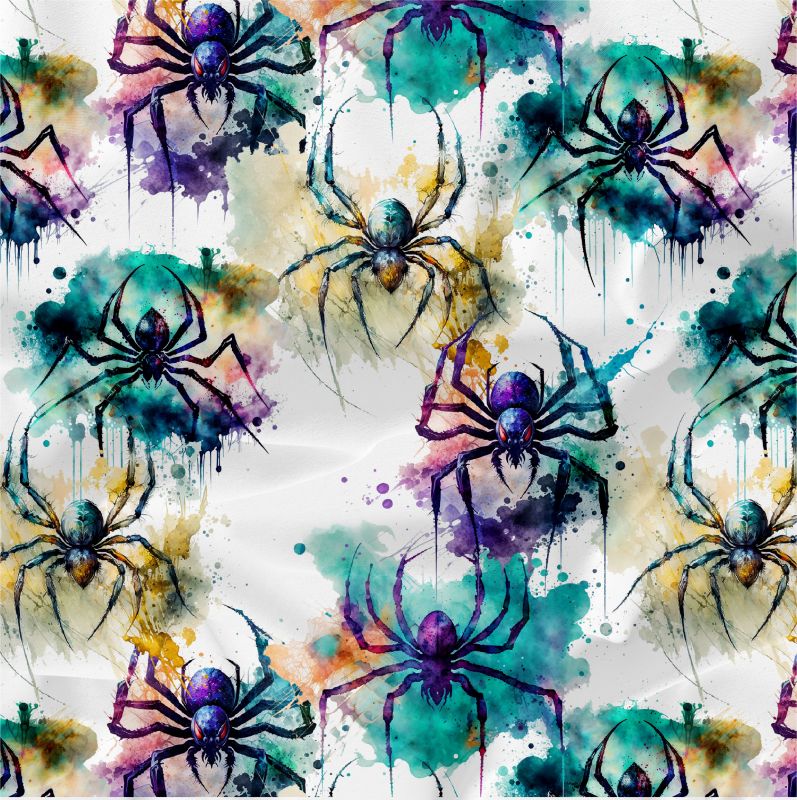 Akvarel pavouci-materiálové varianty mavaga design
