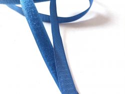 Suchý zip komplet - střední modrá  komplet -2 cm 