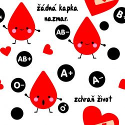 Daruj krev -materiálové varianty    