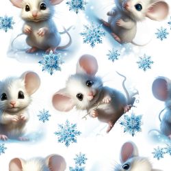 Zimní myšky- materiálové varianty -materiálové varianty  
