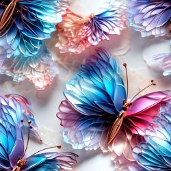 Motýlové na světlé-materiálové varianty 