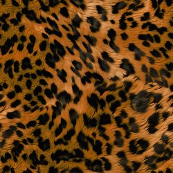 Kožešina leopard hnědý- materiálové varianty   