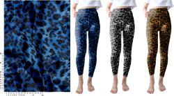 Kožešina leopard modrá- materiálové varianty mavaga design