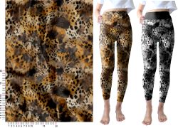 Leopard hnědá- materiálové varianty mavaga design