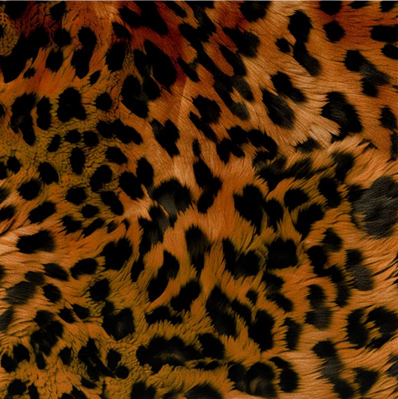 Kožešina leopard hnědý- materiálové varianty mavaga design
