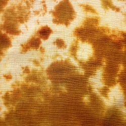 Mušelín ( fáčovina ) dvojitá - mango batika vyrobeno v EU- atest pro děti bavlna