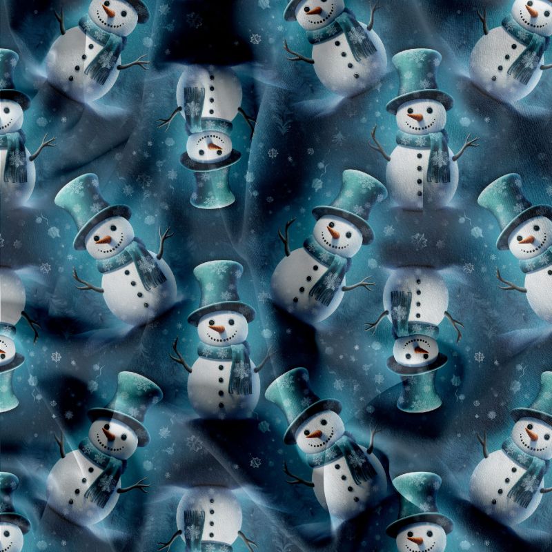 Roztomilý snehuláciv zimě-materiálové varianty mavaga design