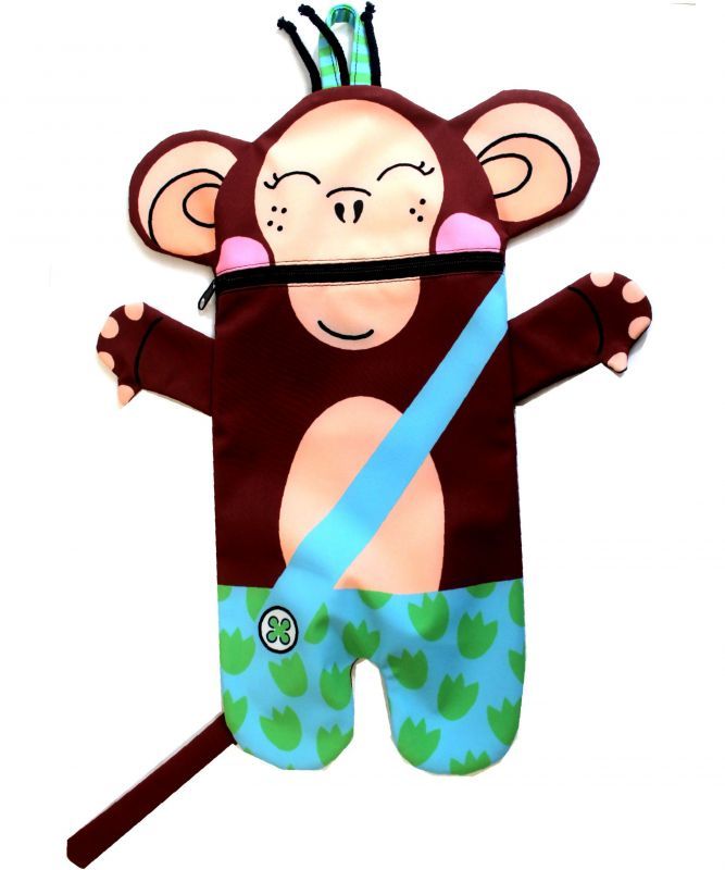 Pyžamožrout panel - opice ZELENÁ ČESKÝ VÝROBEK