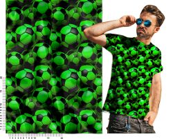 Zelené fotbalové míče -materiálové varianty mavaga design