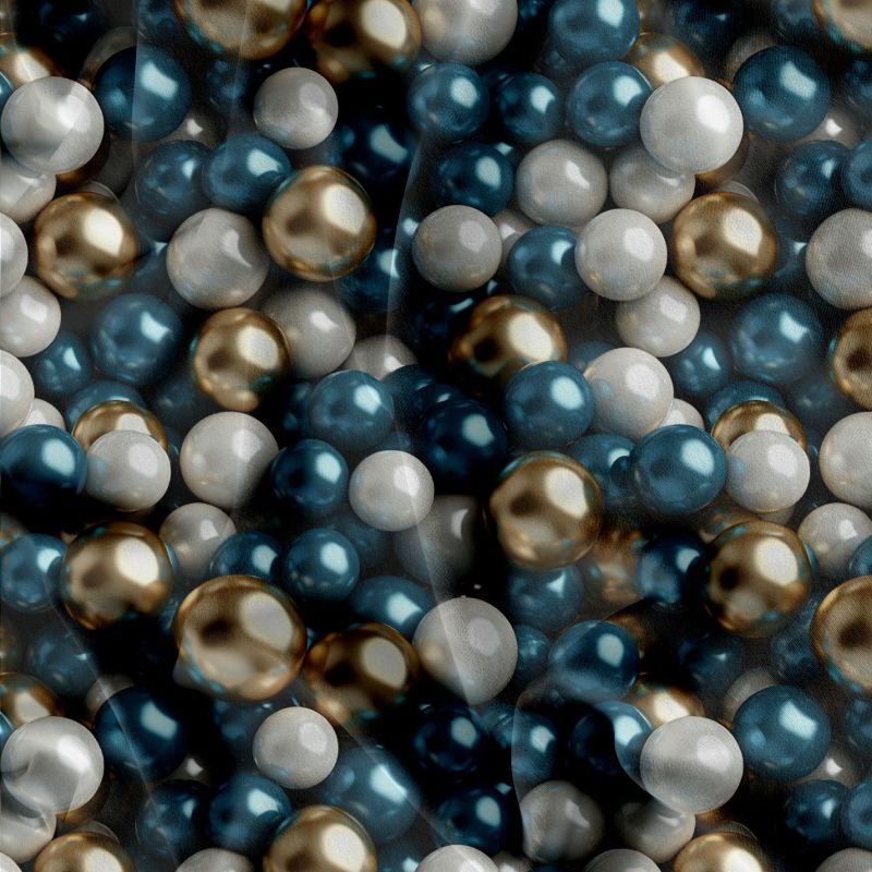Zlato-modré perličky-materiálové varianty mavaga design