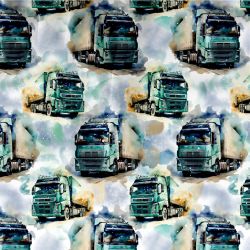 Kamiony akvarel- materiálové varianty mavaga design