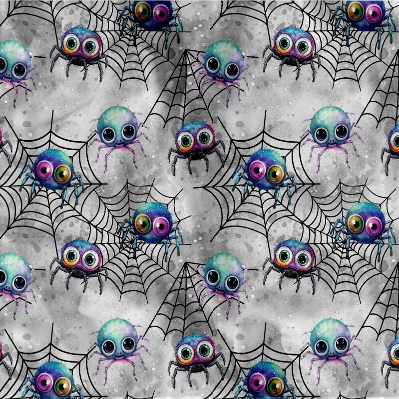 Vykulení pavoučci, šedá- materiálové varianty mavaga design