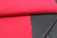Softshell červený-zimní fleece rub vyrobeno v EU