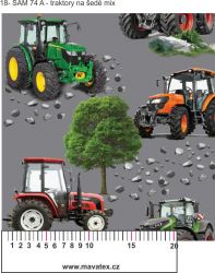 BERÁNEK softshell traktory+ varianty-desen 75 -SKLAD mavaga design