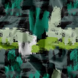 Malba štětcem zelená - materiálové varianty mavaga design