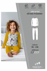 Střih dětské pyžamo