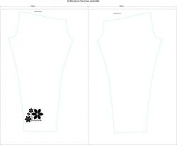 PANEL na šaty / triko/leginy - noty- materiálové varianty mavaga design