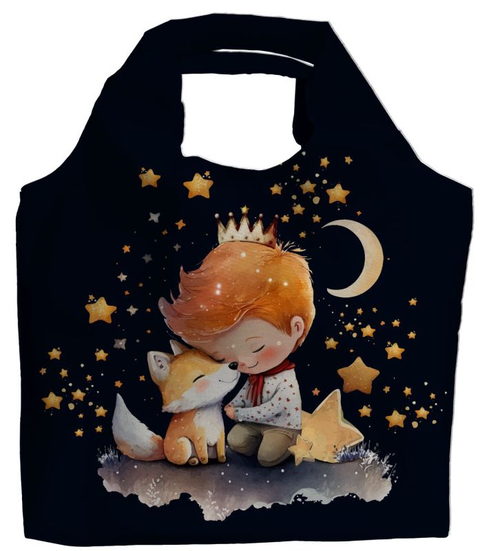Panel na tašku -Malý princ a liška ČESKÝ VÝROBEK
