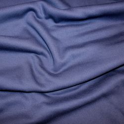 Teplákovina tmavá modrá počesaná 320 gsm -barva 980 vyrobeno v Turecku
