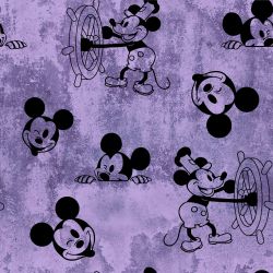 Myšák Mickey  fialový beton - materiálové varianty