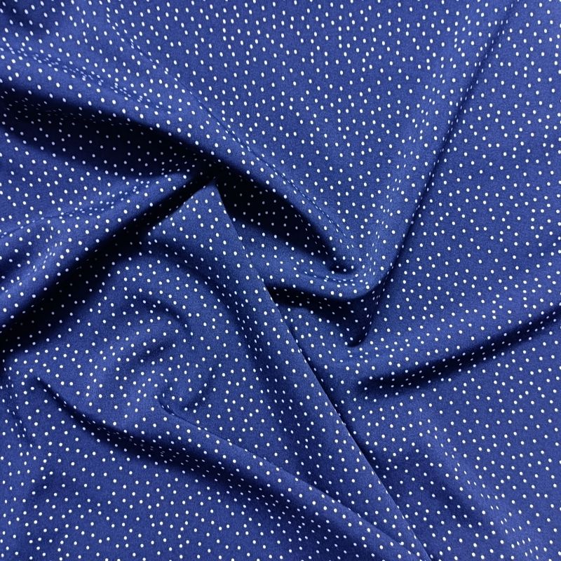 SILKY –minipuntíky na tmavě modré PNC