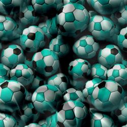 Modré fotbalové míče - materiálové varianty mavaga design