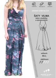 Papírový střih -  Dámské šaty Vilma