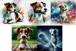 látkový panel JACK russel ČESKÝ VÝROBEK