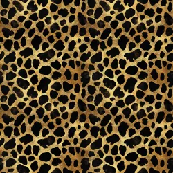 Leopard srst hnědá - materiálové varianty 