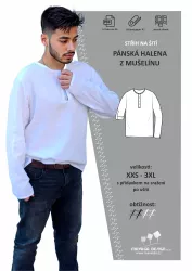 Pánská halena - střih na šití pdf